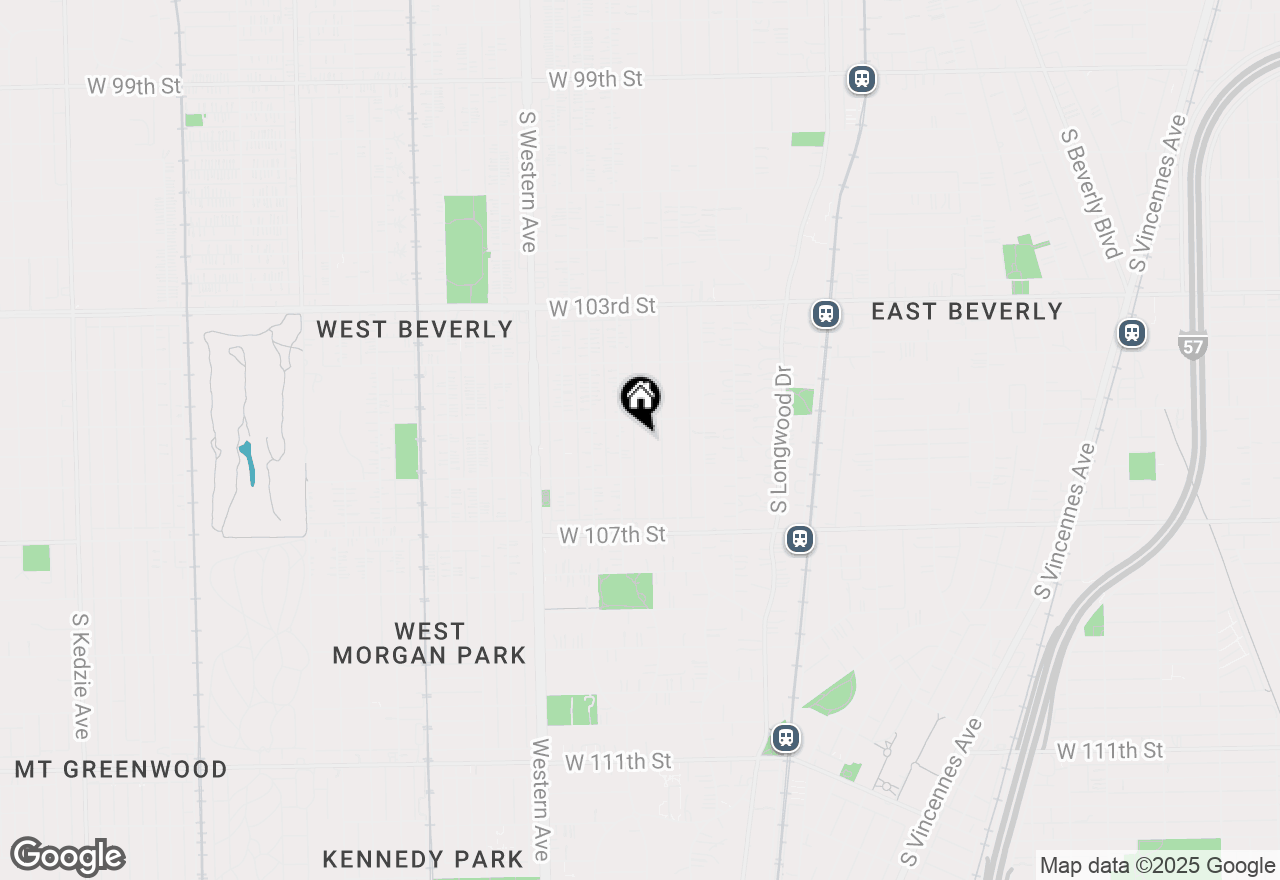 Map of 10522 S Leavitt Street, Chicago, IL 60643