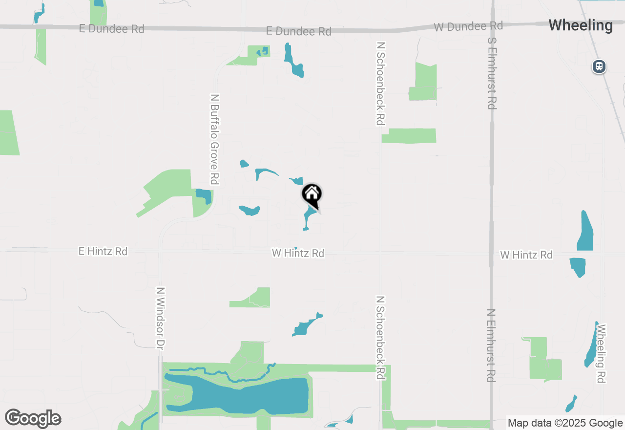 Map of 682 Lakeside Circle Drive, Wheeling, IL 60090