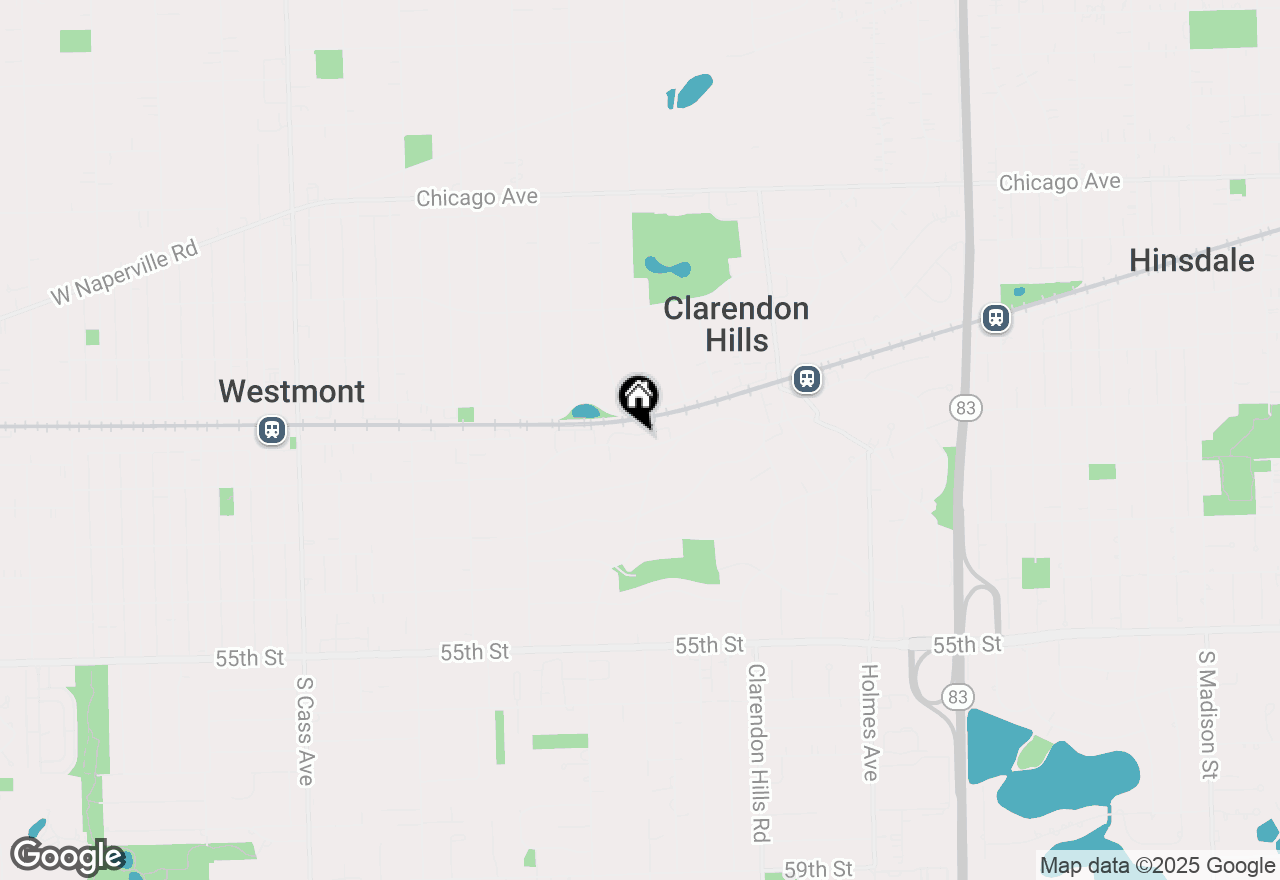 Map of 412 Mcdaniels Circle #205, Clarendon Hills, IL 60514