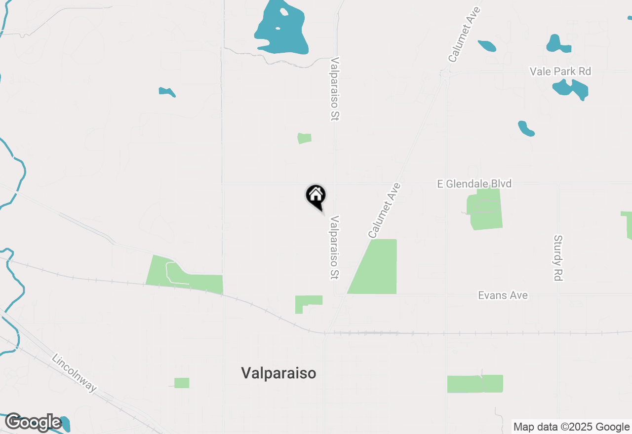 Map of 206 Northview Drive, Valparaiso, IN 46383
