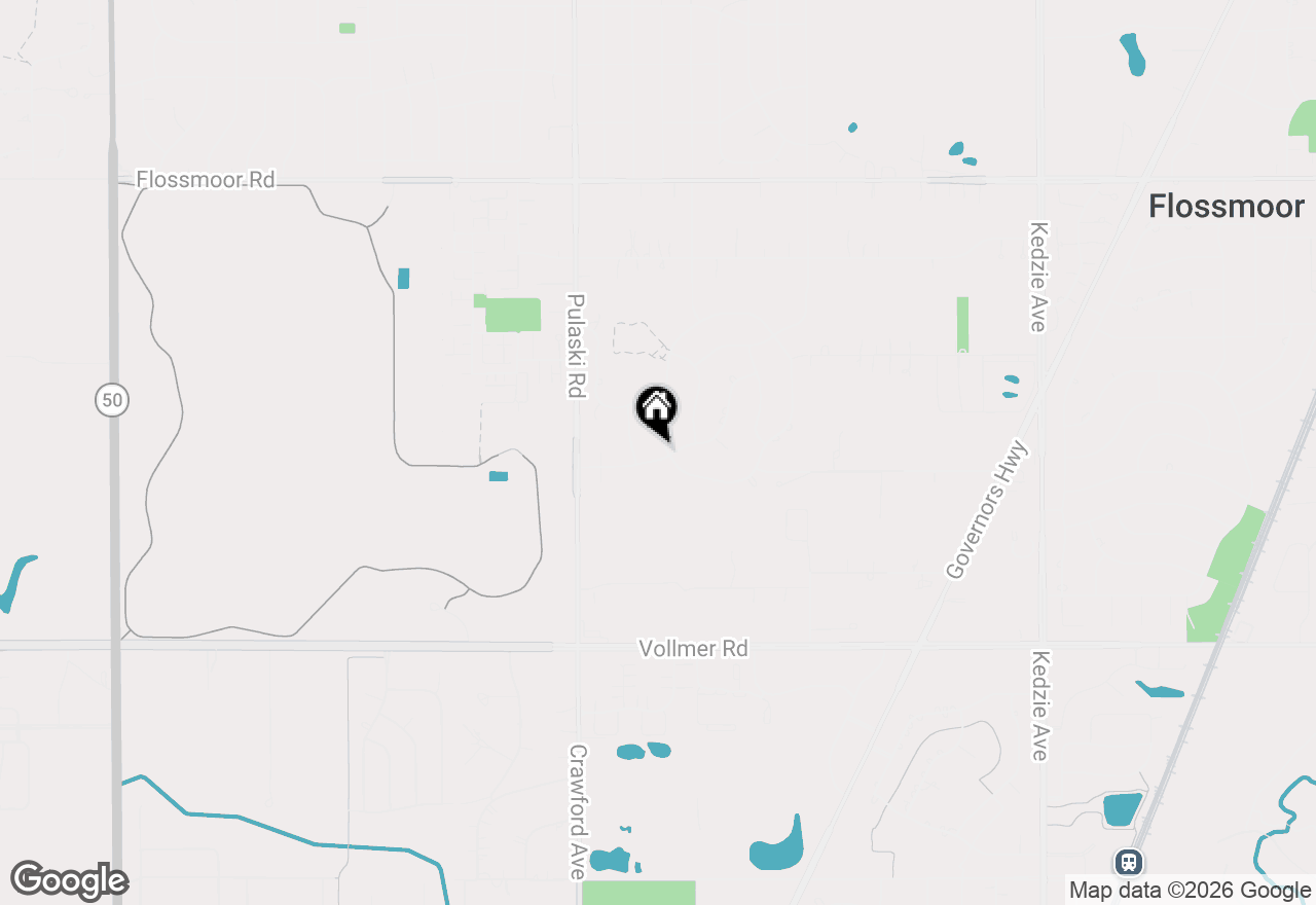 Map of 3823 Ballantrae Way, Flossmoor, IL 60422