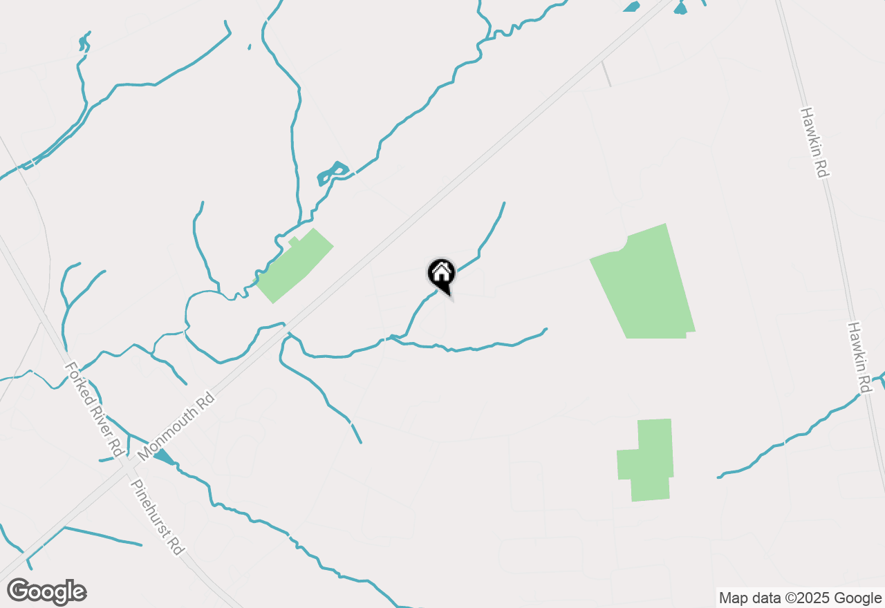 Map of 10 Postal Road, Cream Ridge, NJ 08514