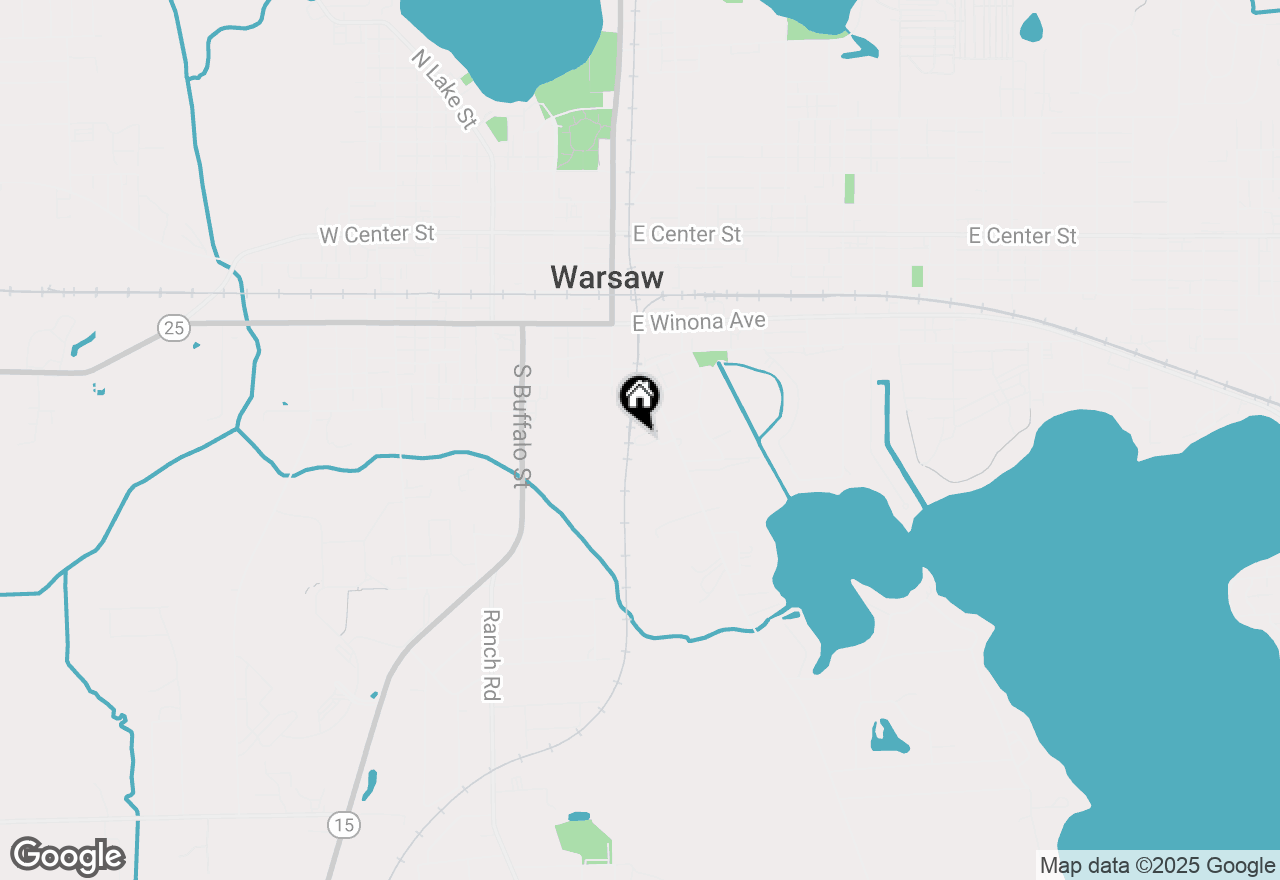 Map of 714 Brown & 720 Brown Street, Warsaw, IN 46580