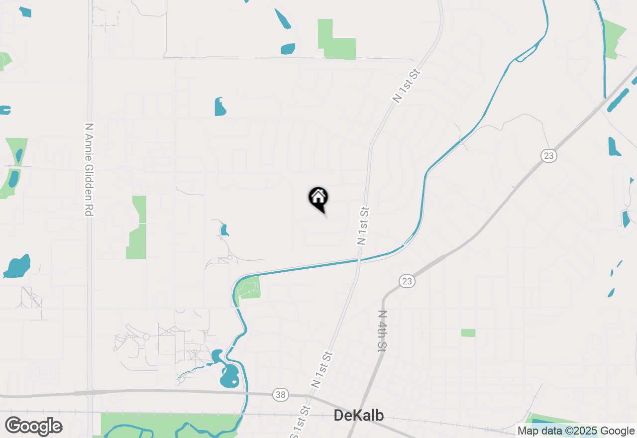 Map of 312 Fairmont Drive, Dekalb, IL 60115