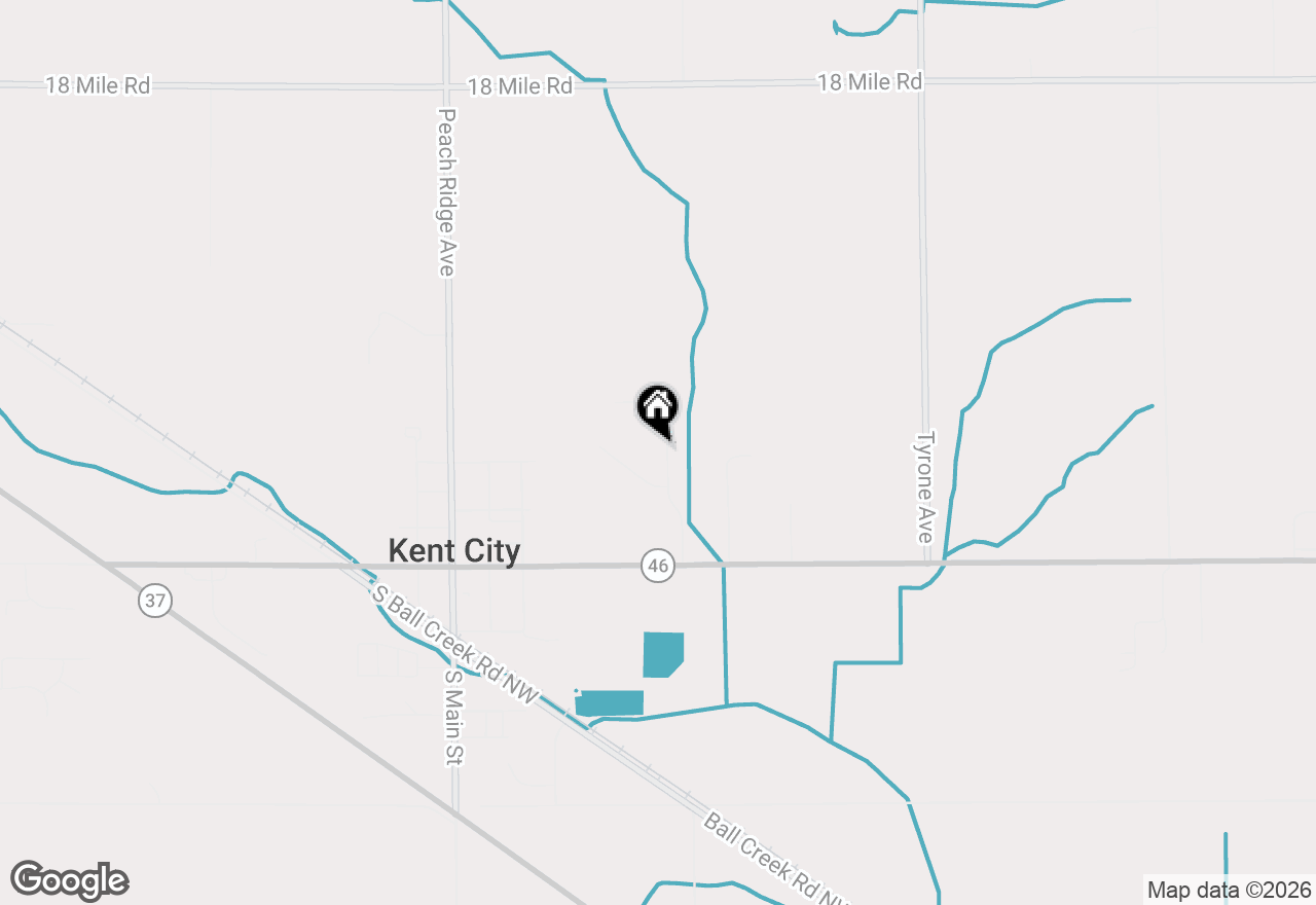 Map of 187 Sweet Meadow Drive Nw, Kent City, MI 49330