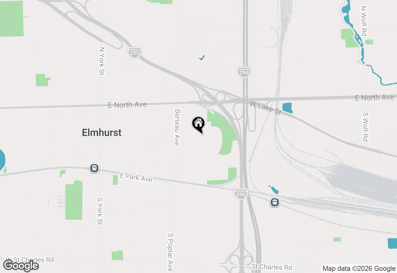 Map of 238 N Geneva Avenue, Elmhurst, IL 60126