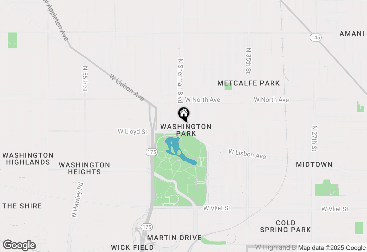 Map of 4240 W Lisbon Ave #4242, Milwaukee, WI 53208