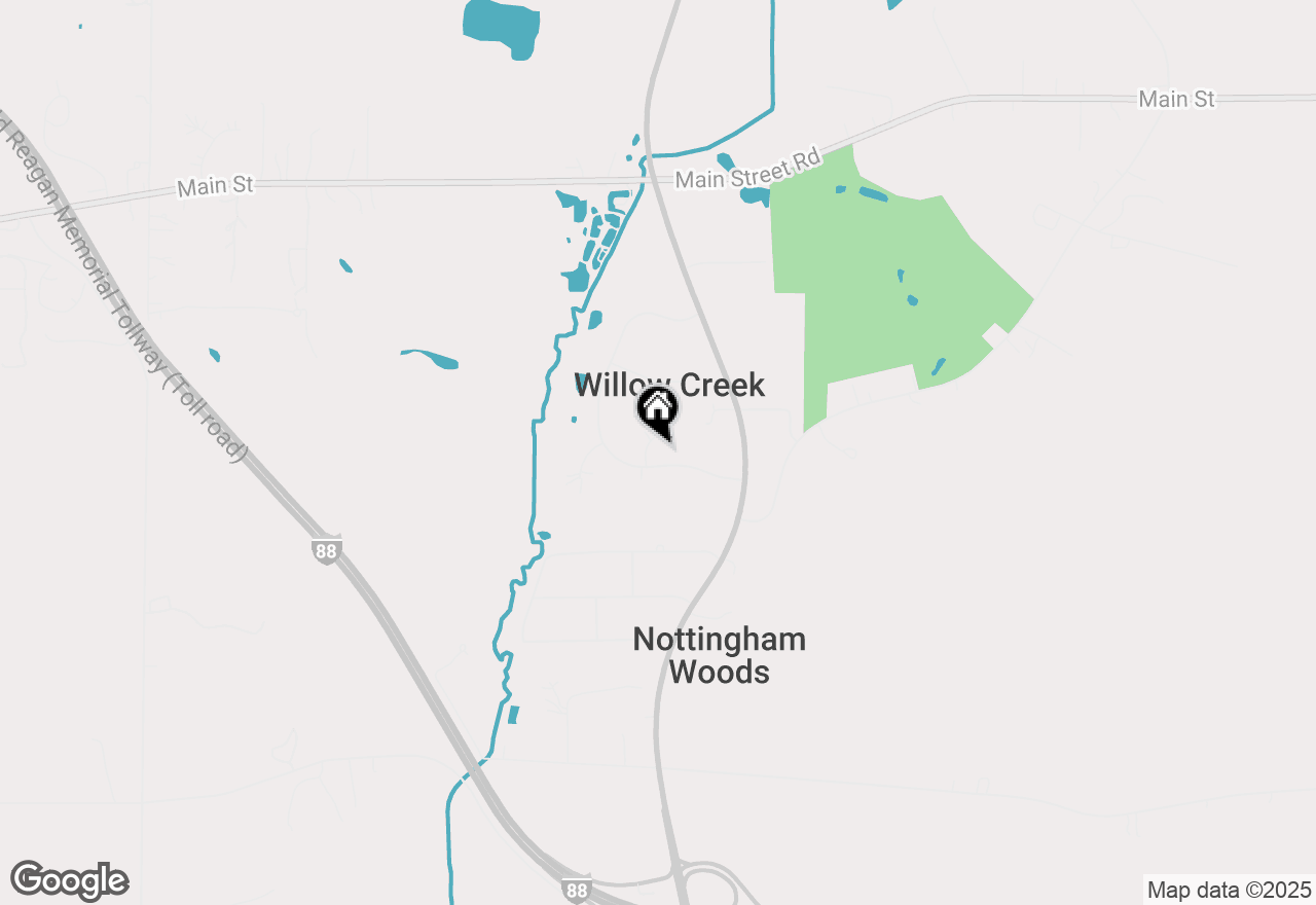 Map of 2S335 Pine Row Court, Elburn, IL 60119