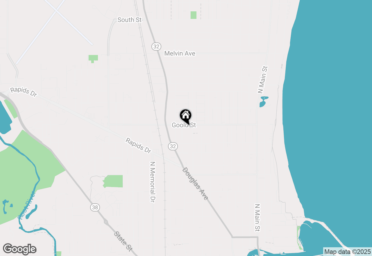 Map of 1225 Goold St, Racine, WI 53402