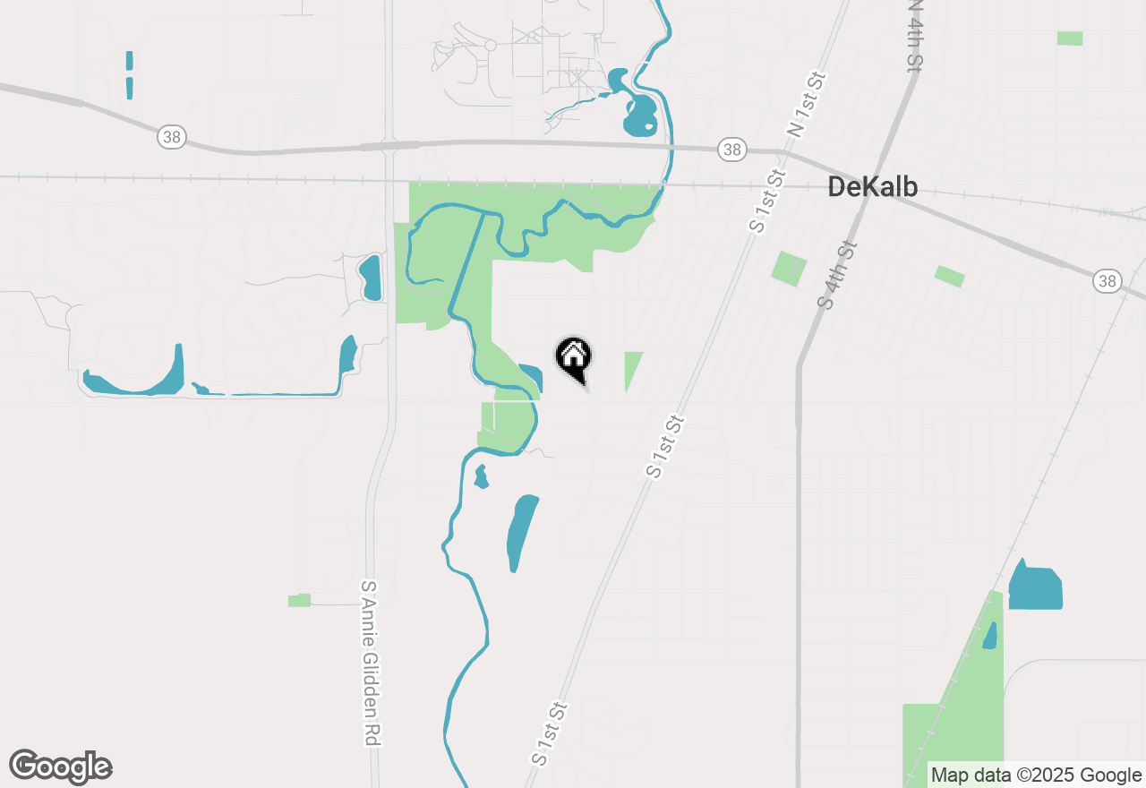 Map of 423 W Taylor Street, Dekalb, IL 60115