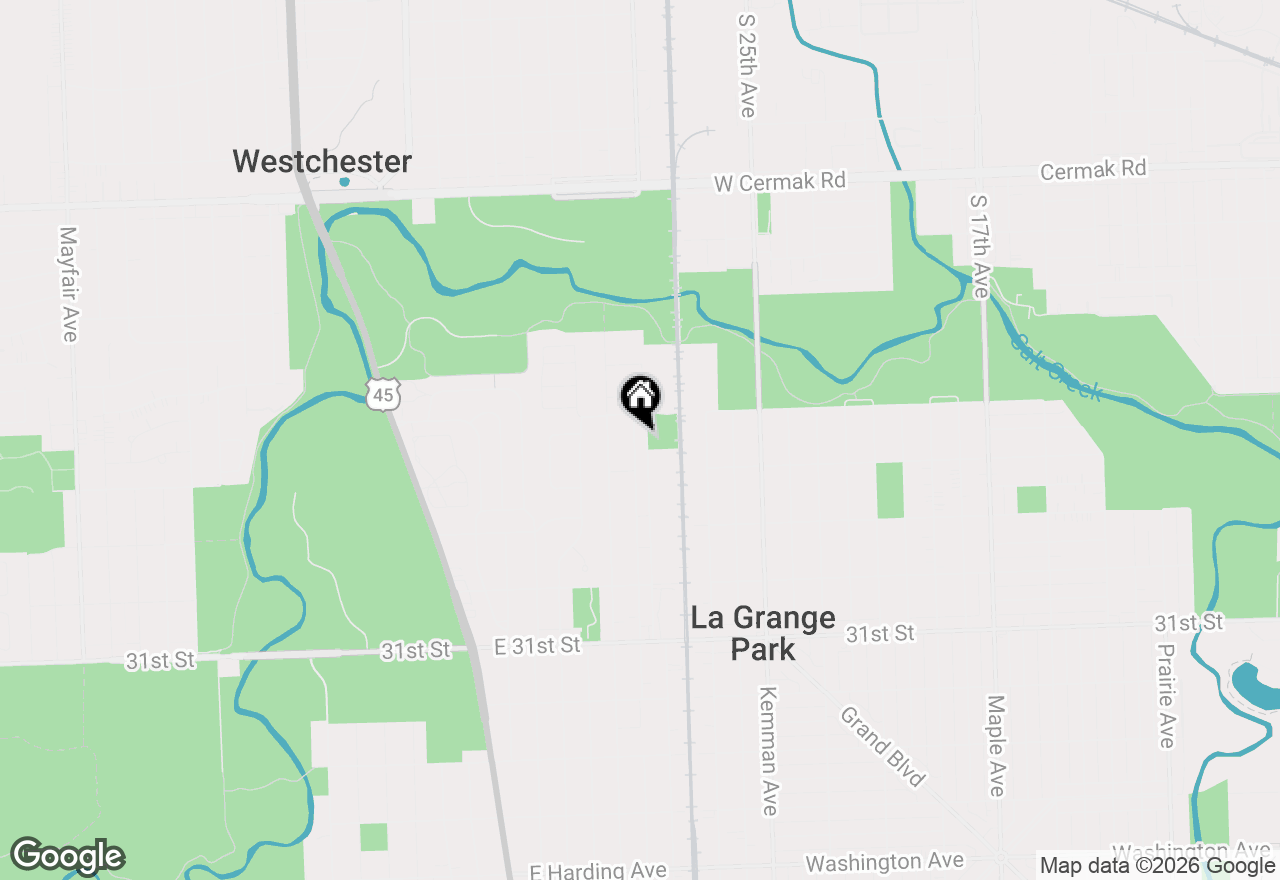 Map of 1525 Homestead Road #3, La Grange Park, IL 60526