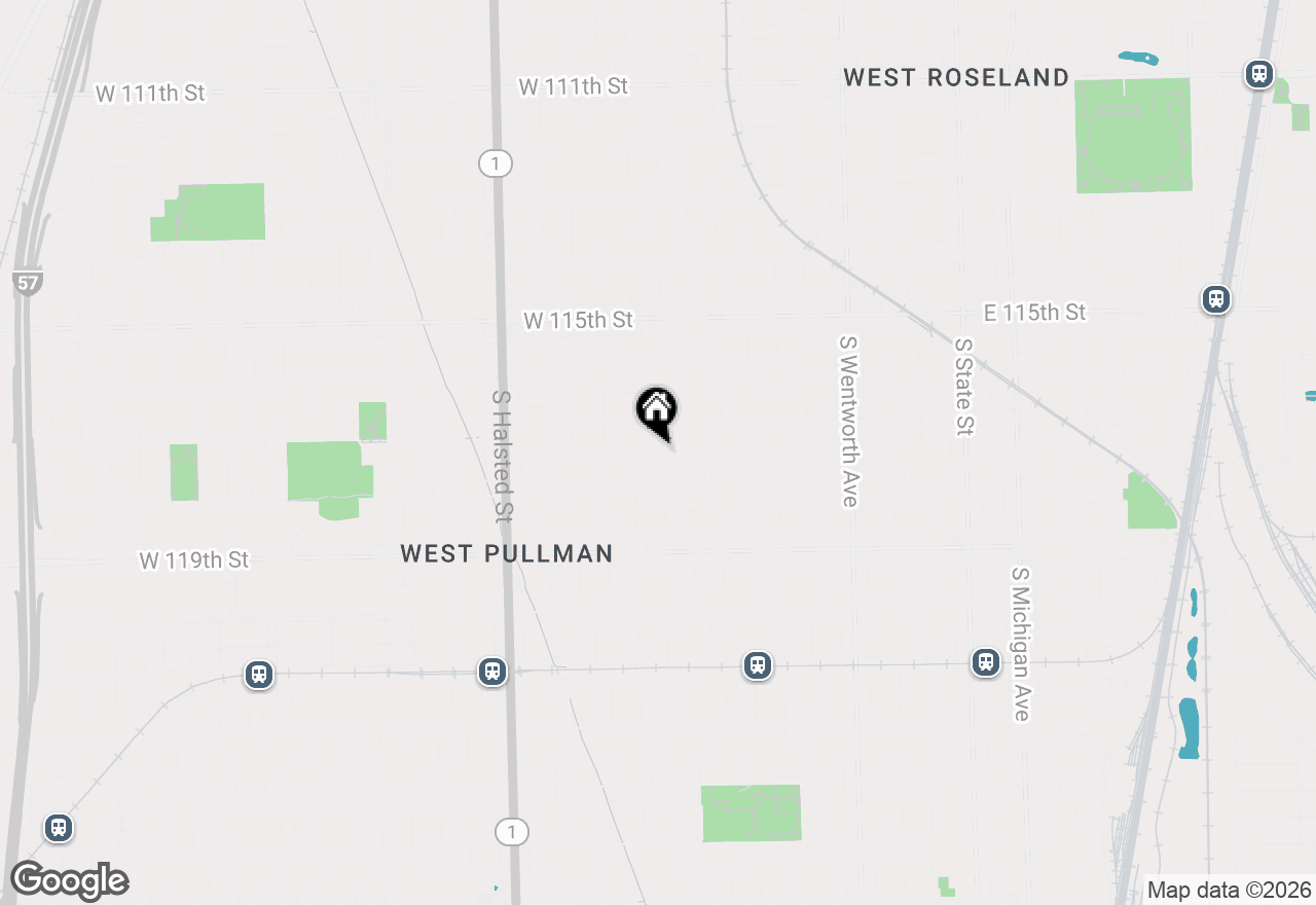 Map of 11715 S Parnell Avenue, Chicago, IL 60628