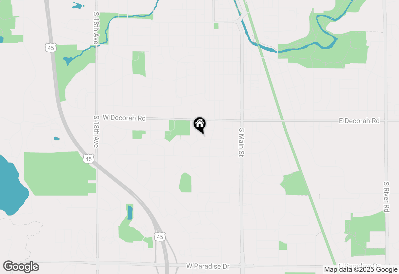 Map of 738 Spring Dr, West Bend, WI 53095