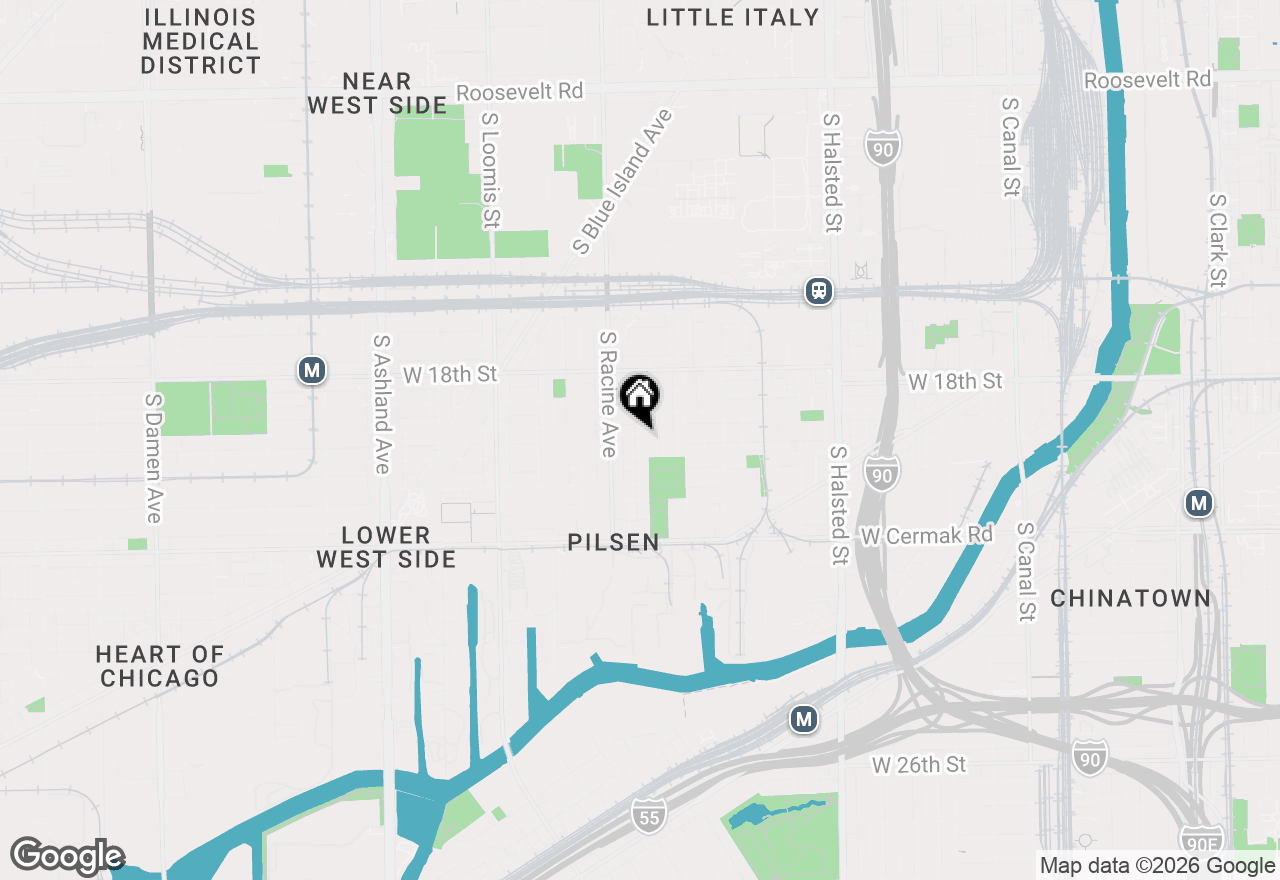 Map of 1926 S May Street #1, Chicago, IL 60608