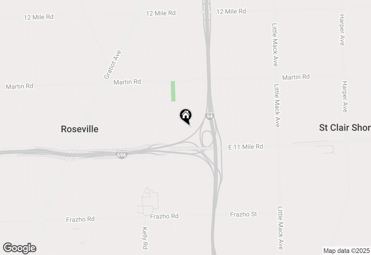 Map of 27112 Antonio Drive, Roseville, MI 48066