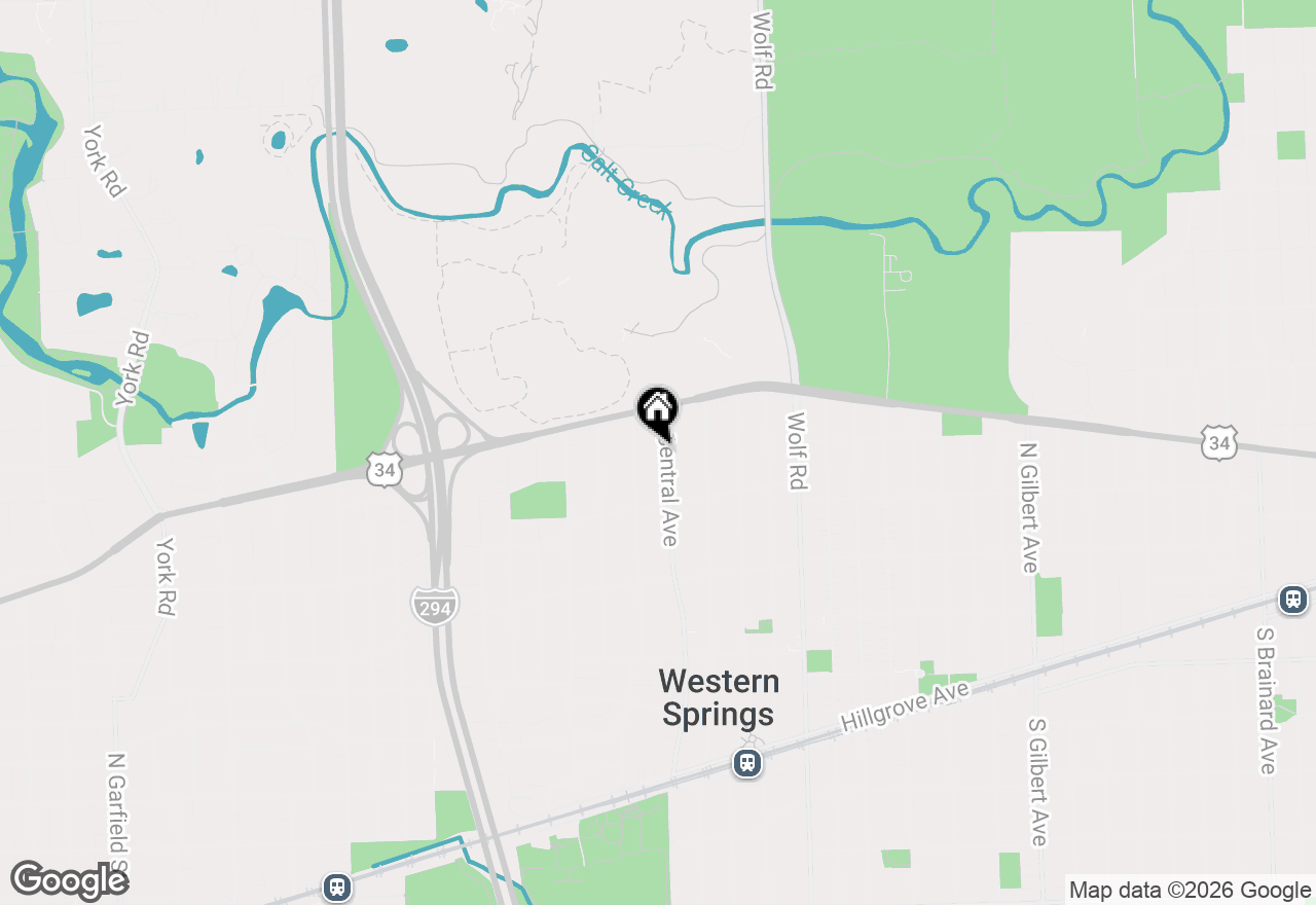 Map of 3902 Central Avenue, Western Springs, IL 60558