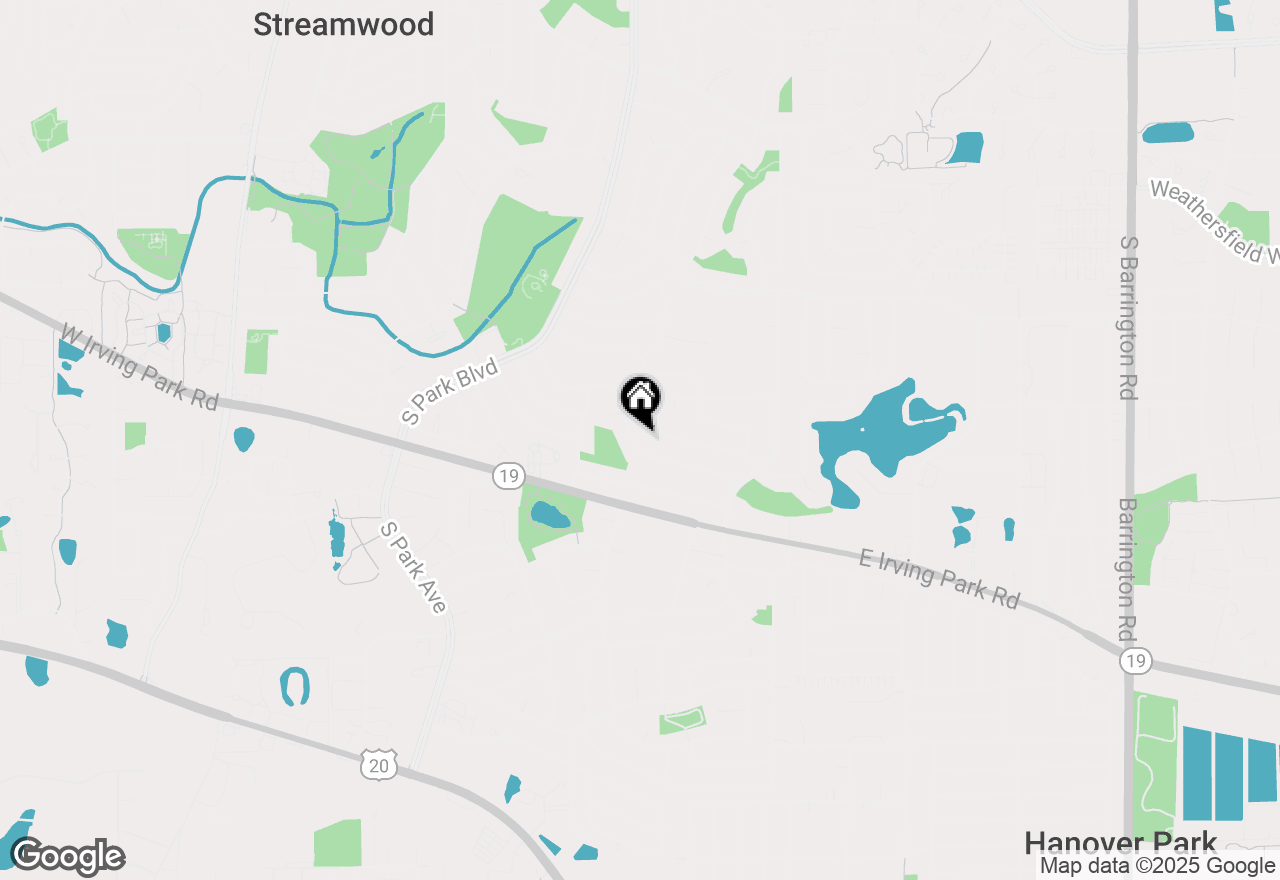 Map of 724 Surrey Drive, Streamwood, IL 60107