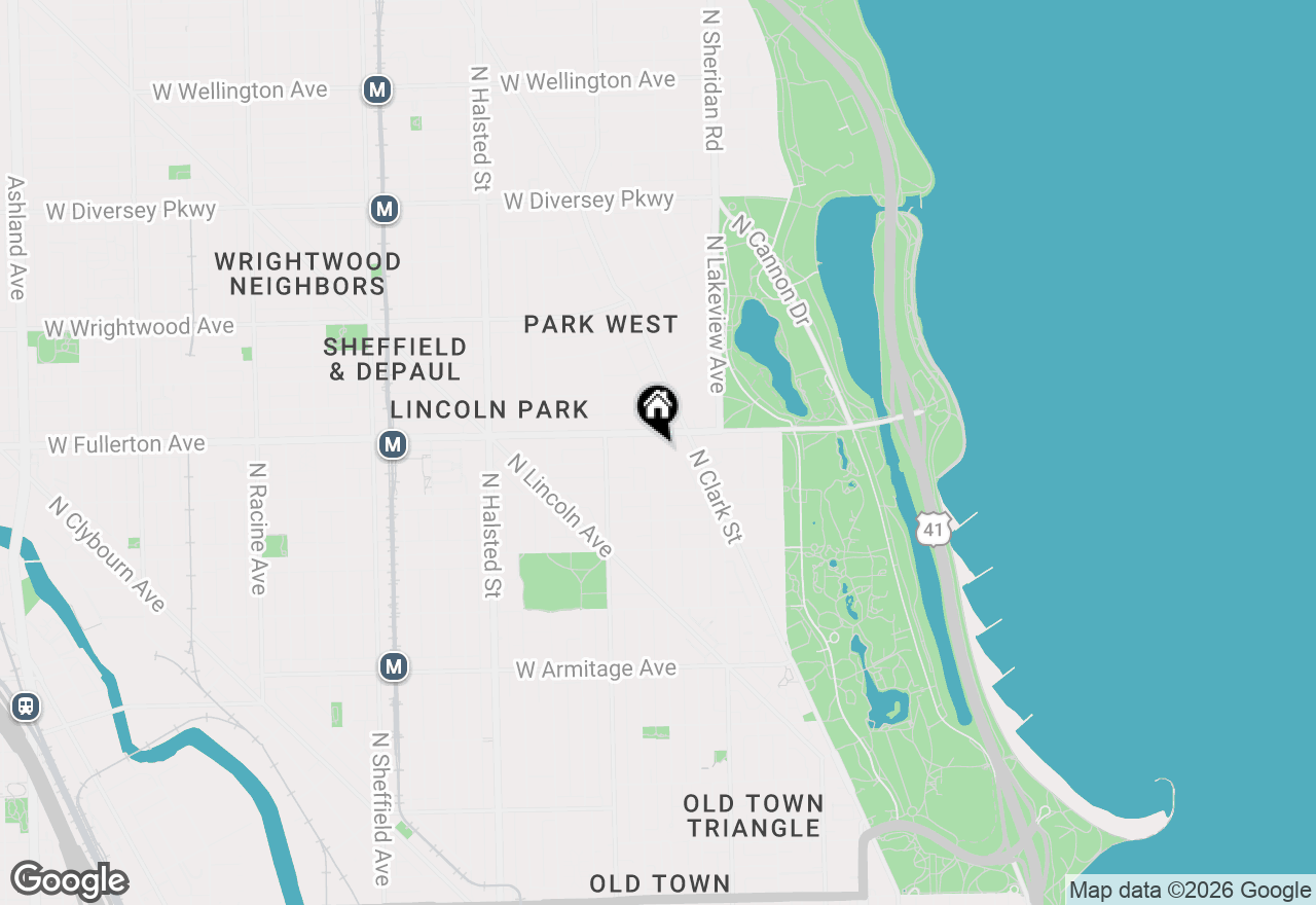Map of 2342 N Cleveland Avenue, Chicago, IL 60614