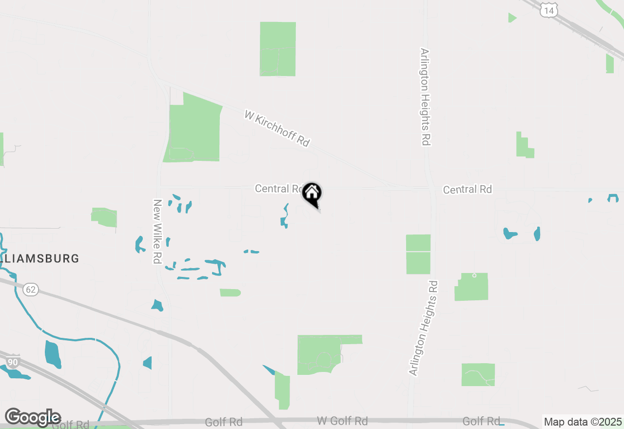 Map of 1025 S Fernandez Avenue #3B, Arlington Heights, IL 60005