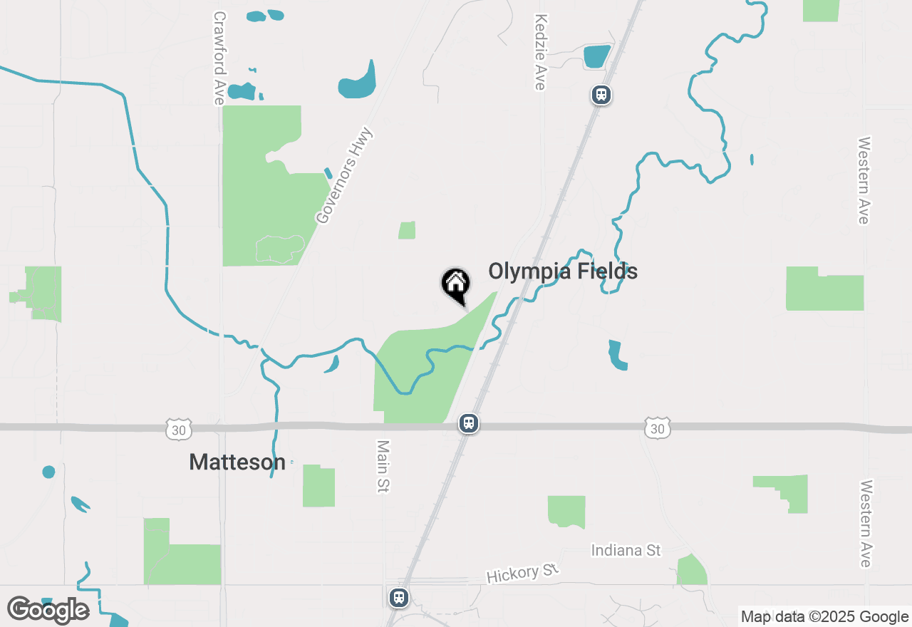 Map of 20808 Greenwood Drive, Olympia Fields, IL 60461