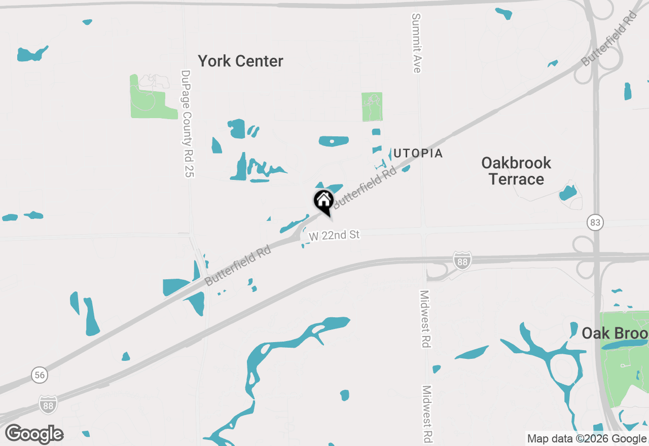 Map of 1S678 Oakbrook Lake, Oak Brook, IL 60523