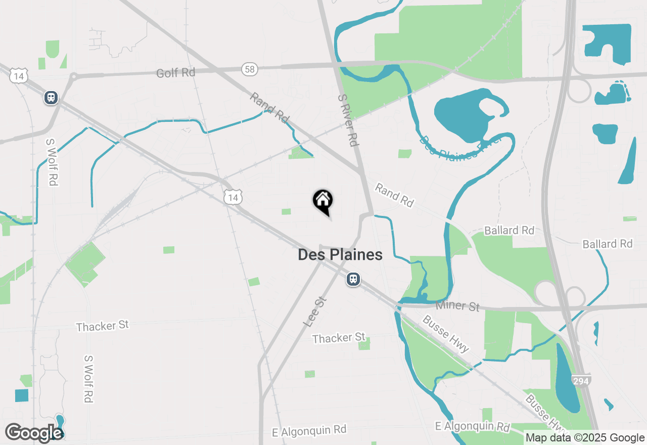 Map of 477 Graceland Avenue #2F, Des Plaines, IL 60016