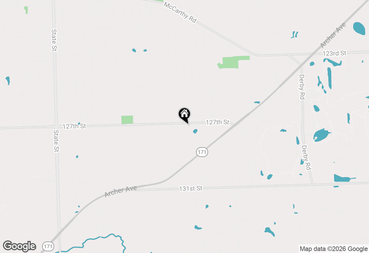 Map of 14825 Steven Court, Lemont, IL 60439