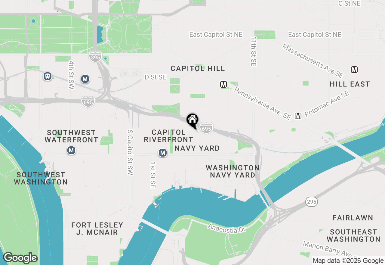 Map of 914 4th Street Se, Washington, DC 20003