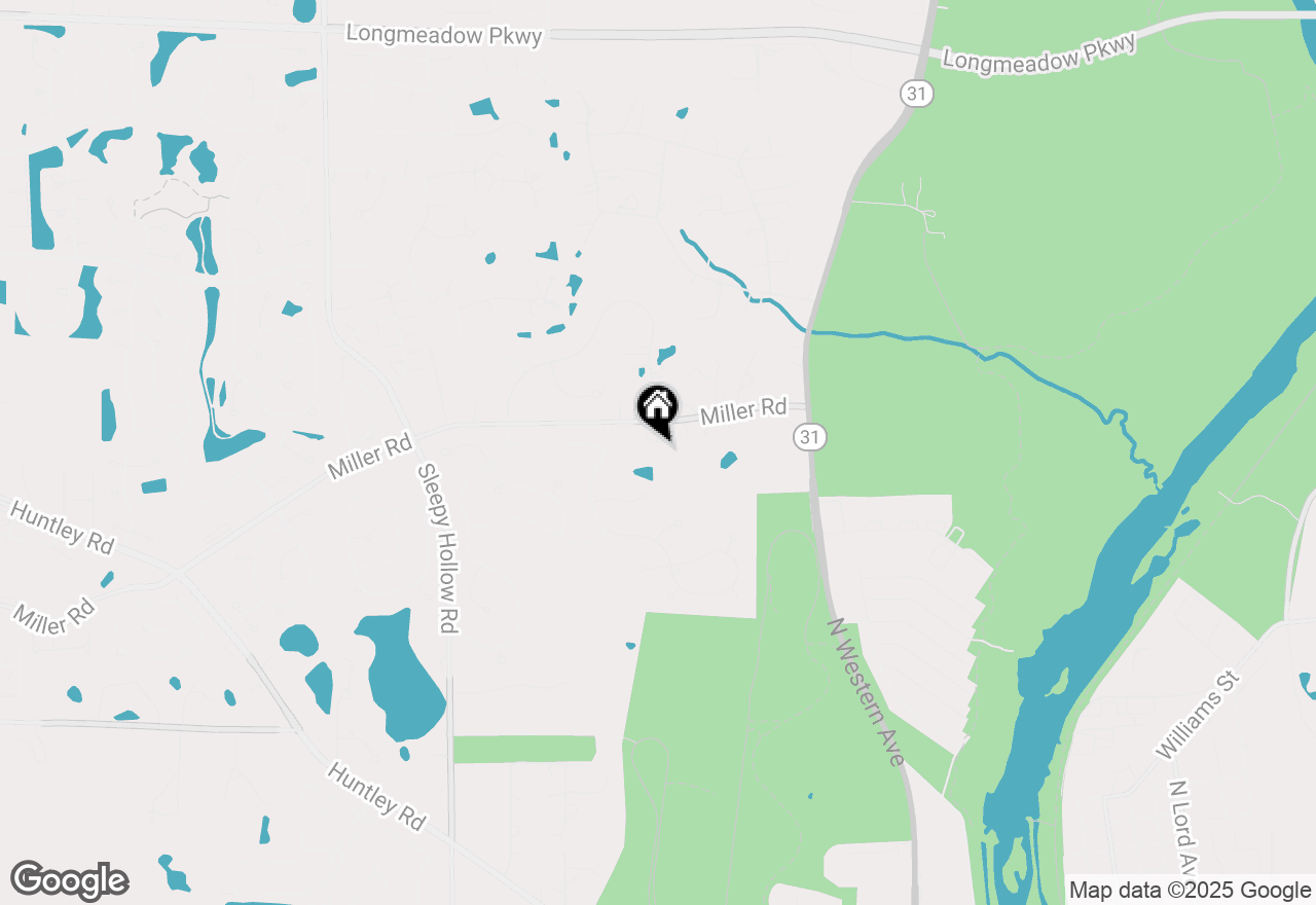 Map of 35W543 Miller Road, Dundee, IL 60118