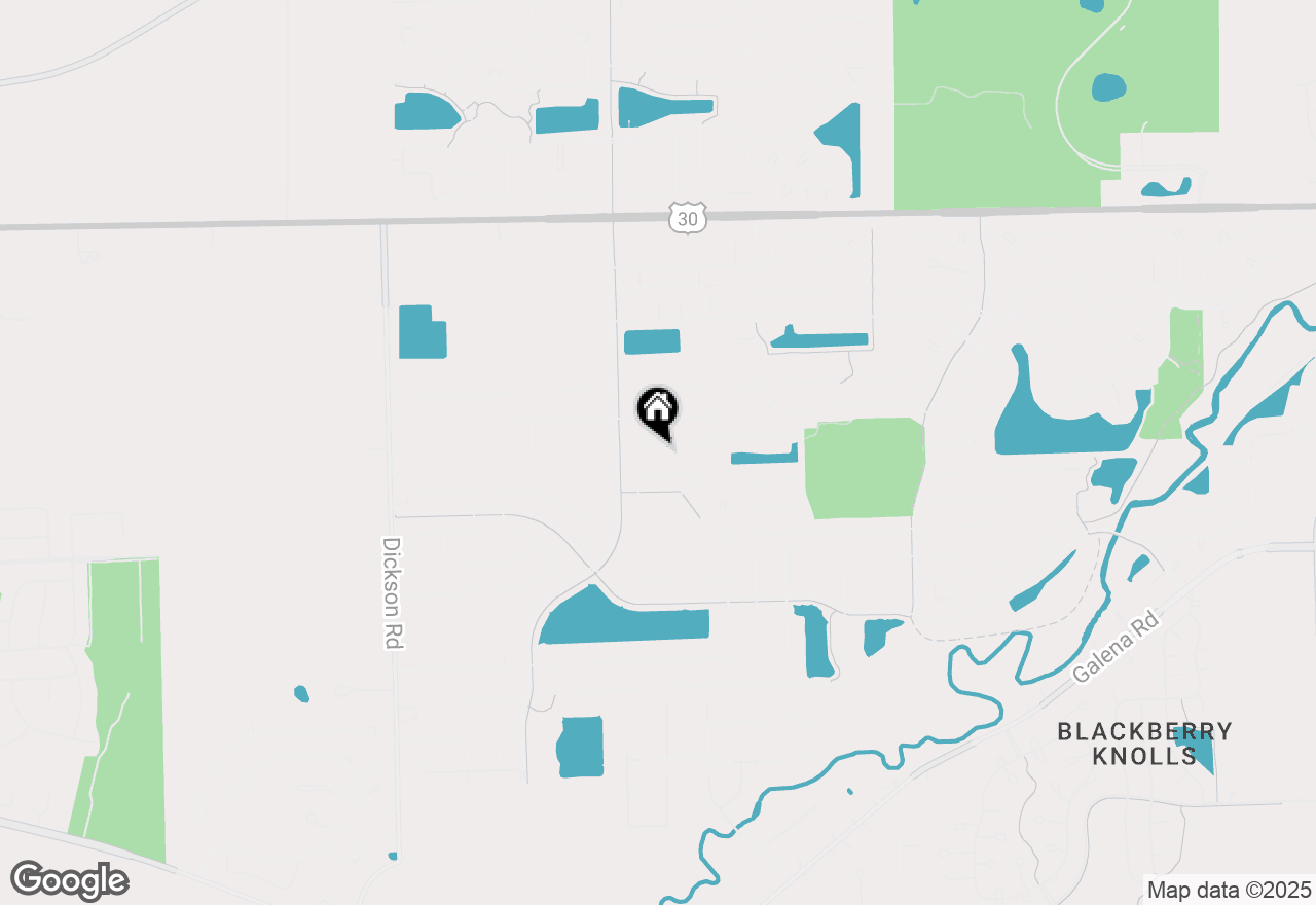 Map of 3035 Silver Charm Lane, Montgomery, IL 60538