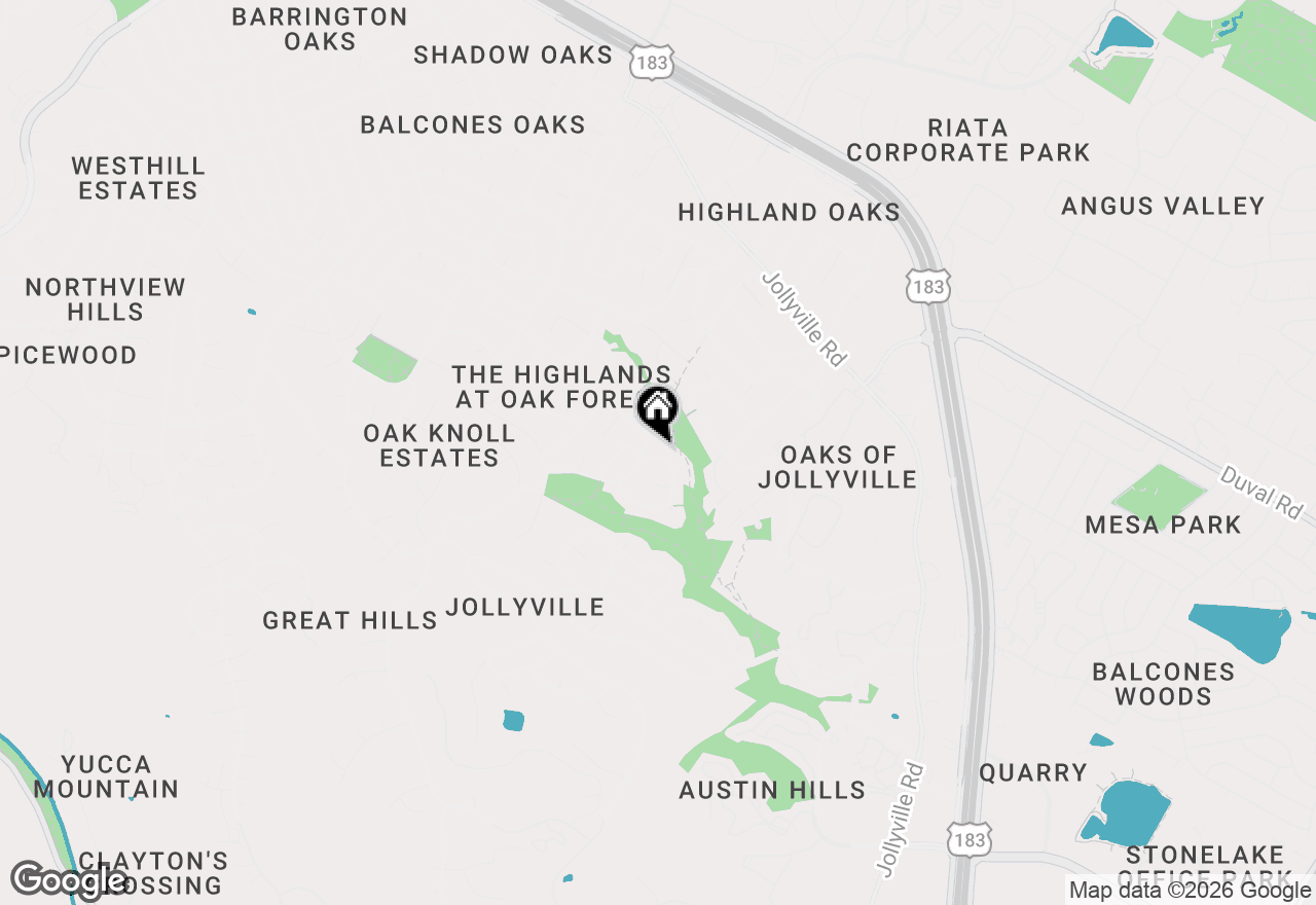 Map of 11039 Galleria Cv, Austin, TX 78759