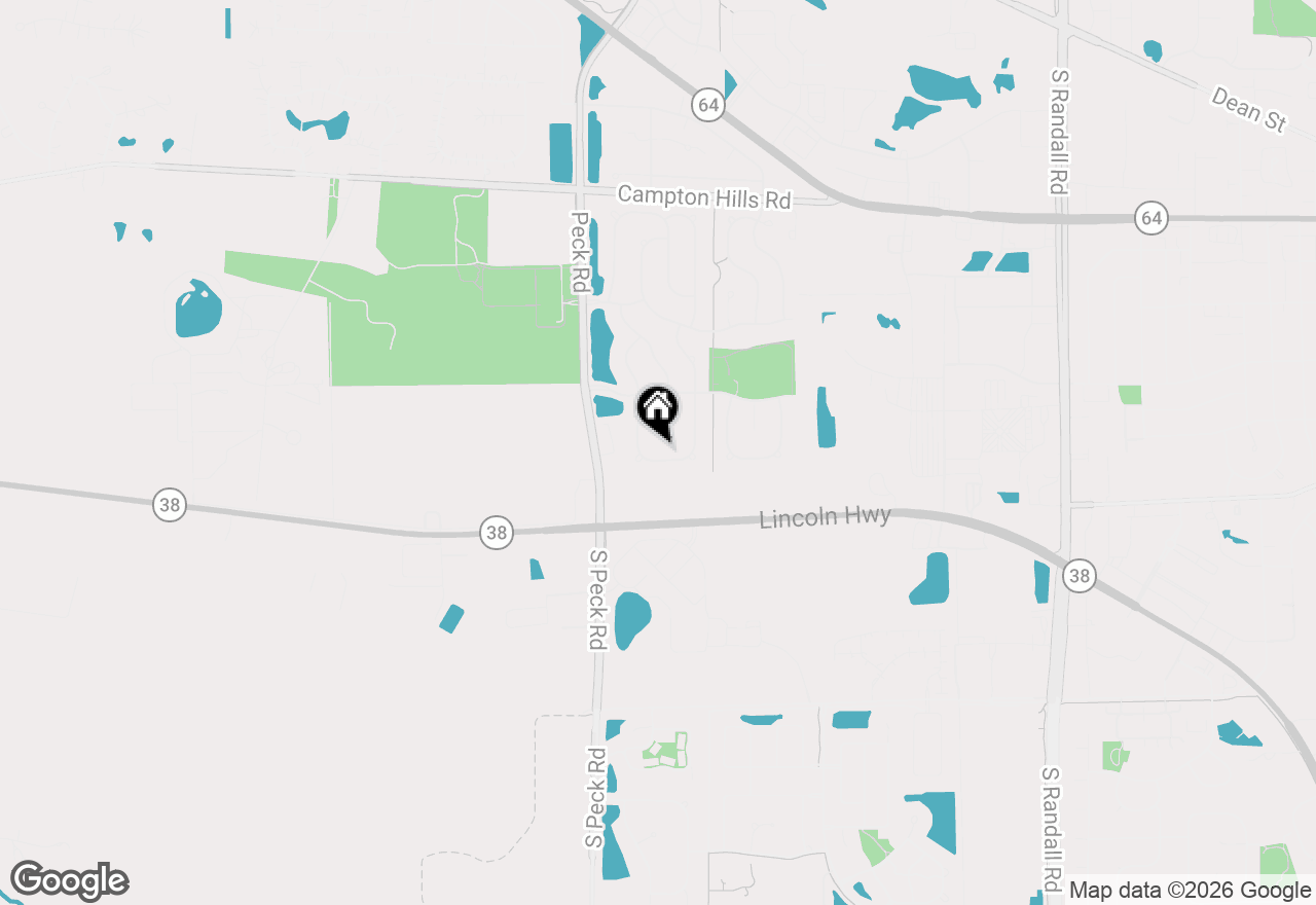 Map of 566 Horizon Drive W, St. Charles, IL 60175