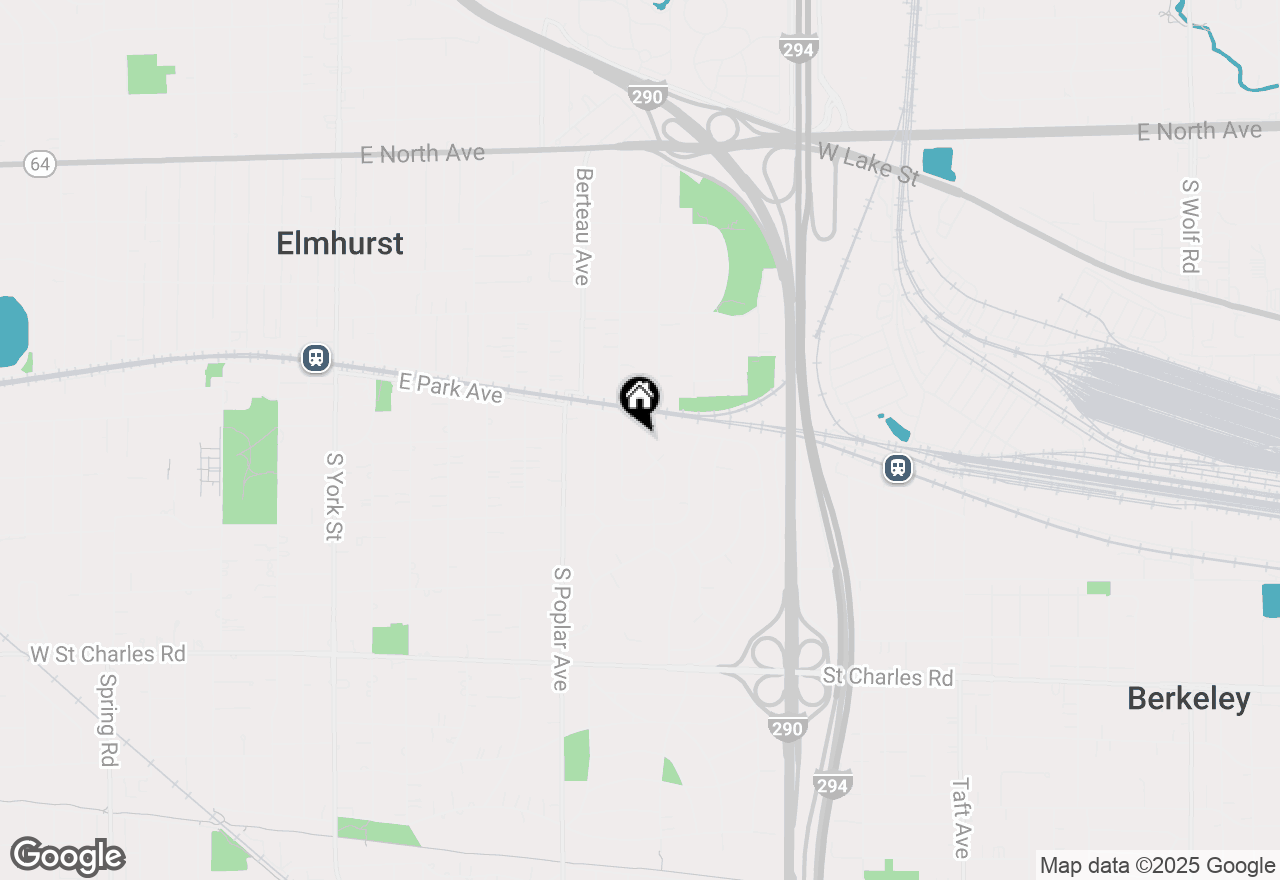 Map of 120 S Fairlane Avenue, Elmhurst, IL 60126