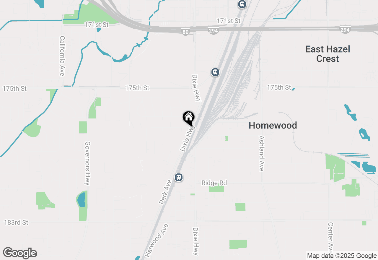 Map of 2025 Maple Road #1E, Homewood, IL 60430