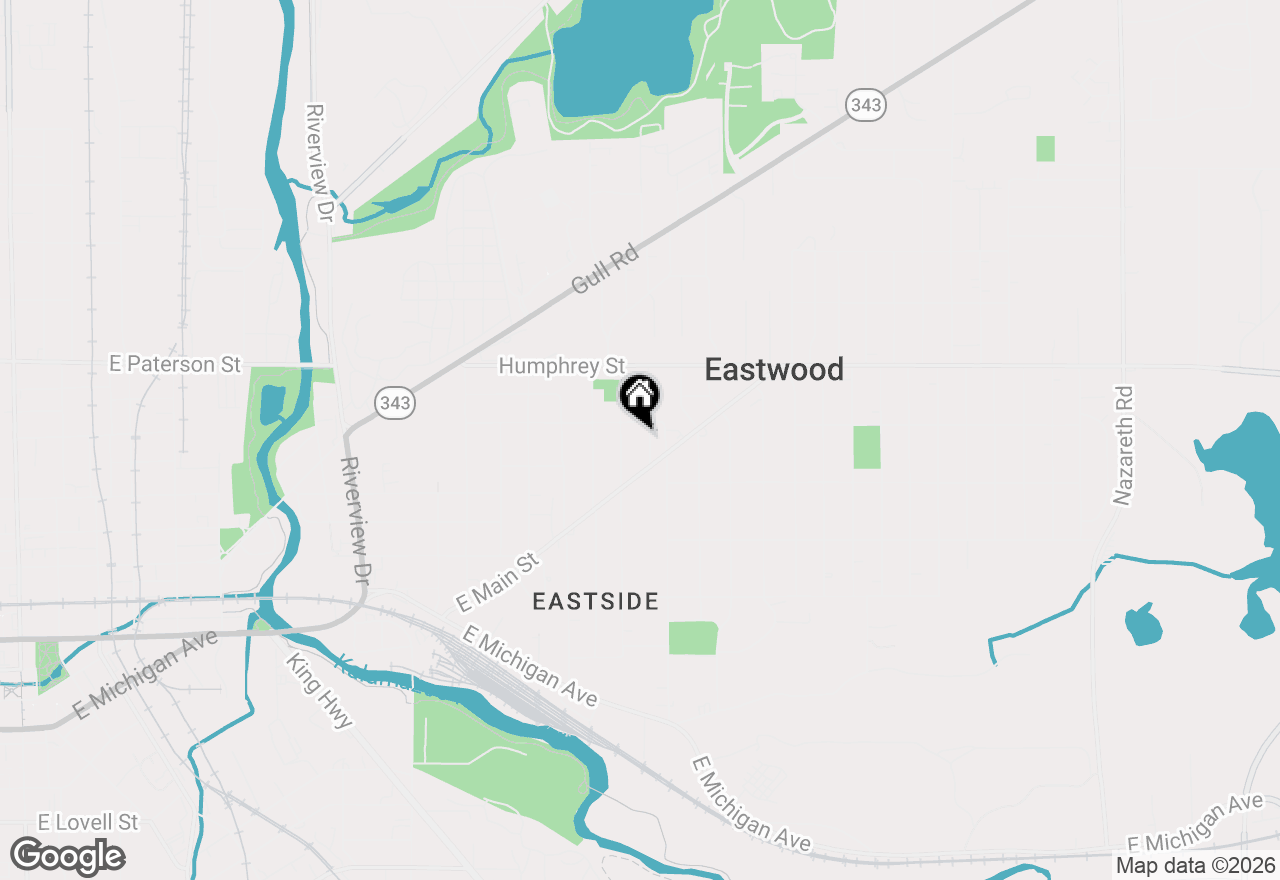 Map of 927 Albert Avenue, Kalamazoo, MI 49001