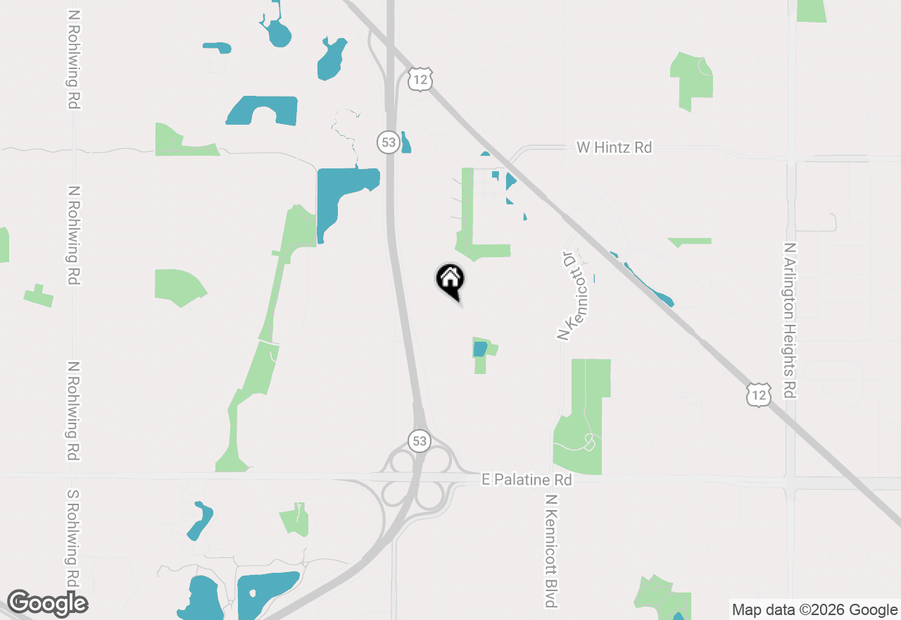 Map of 2305 N Williamsburg Street, Arlington Heights, IL 60004