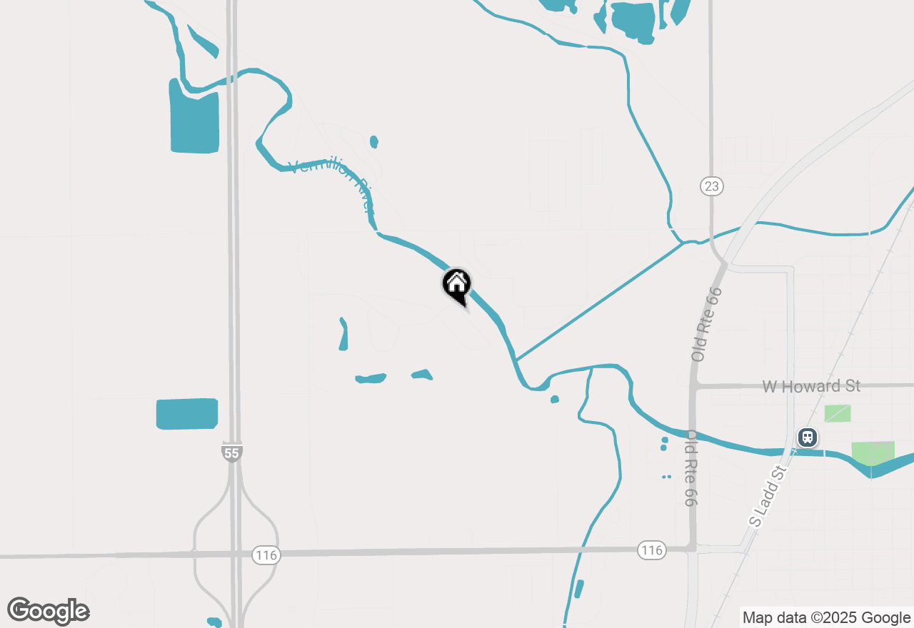 Map of 1646 Mockingbird Lane, Pontiac, IL 61764