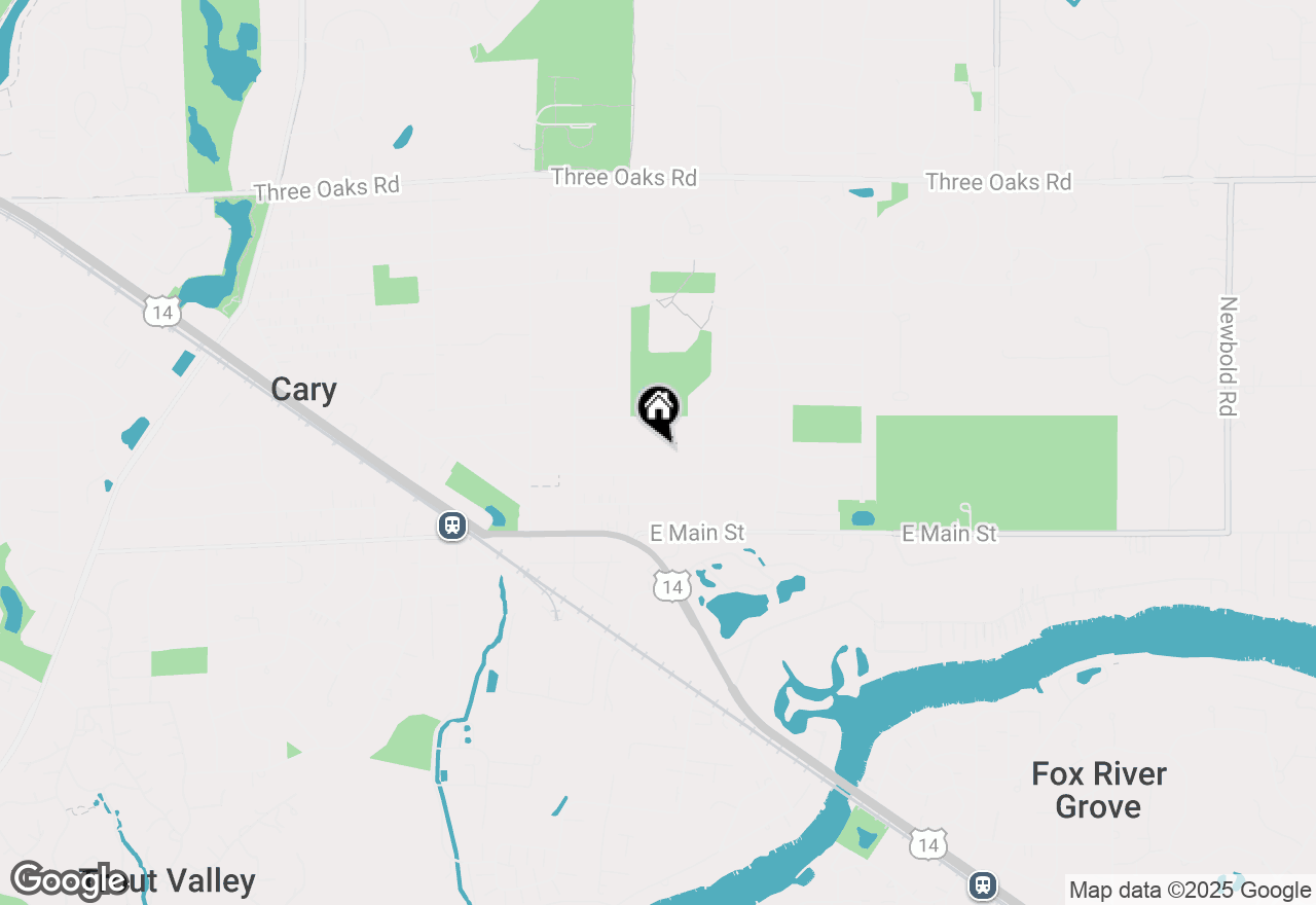 Map of 217 E Bell Drive, Cary, IL 60013