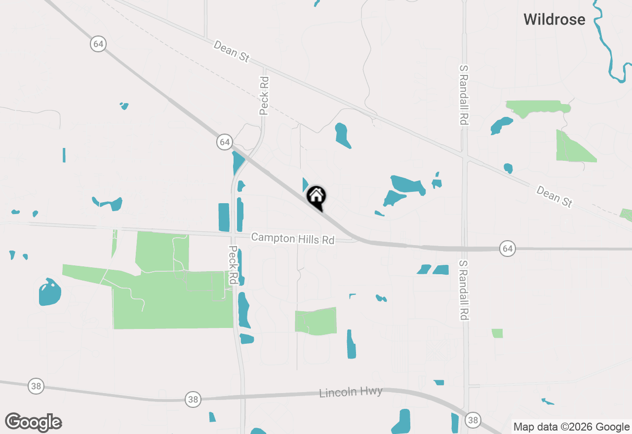 Map of 3042 Renard Lane, St. Charles, IL 60175