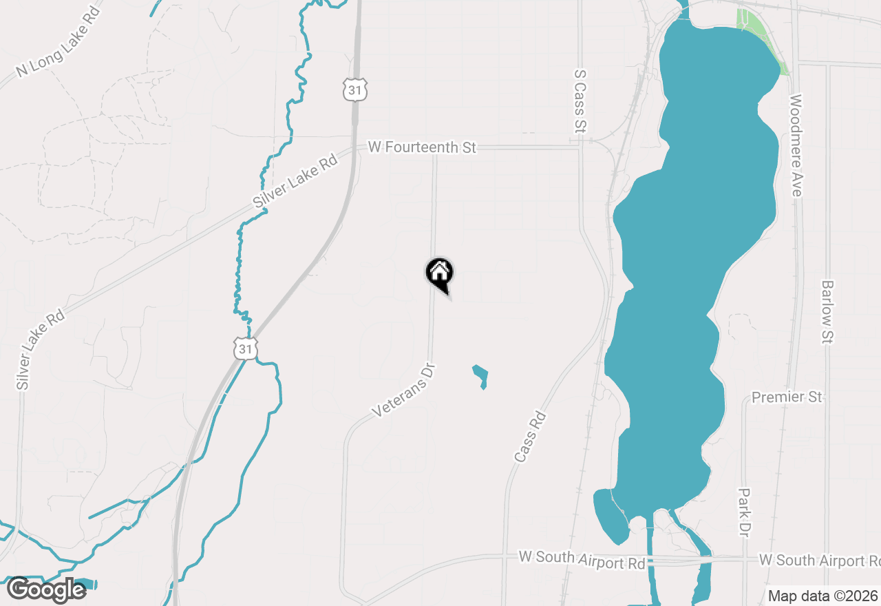 Map of 1685 Veterans Drive, Traverse City, MI 49684