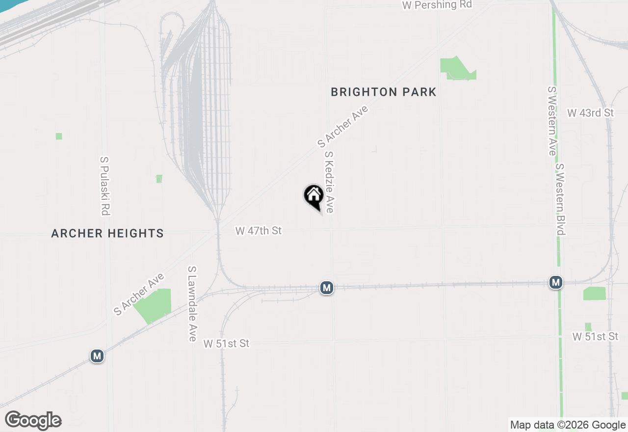 Map of 4630 S Sawyer Avenue, Chicago, IL 60632