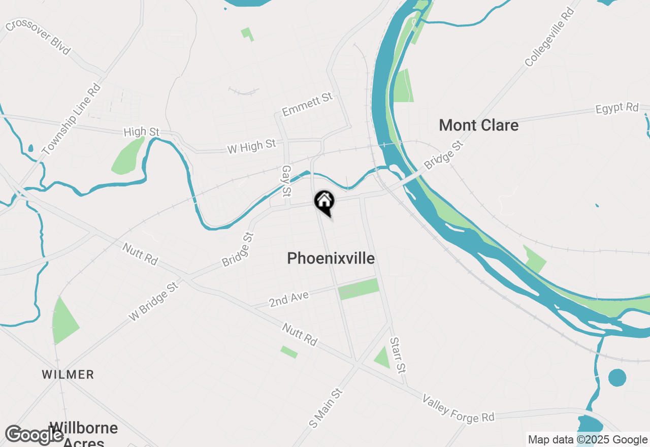 Map of 101 S Main Street #103 THE ATRIUM, Phoenixville, PA 19460