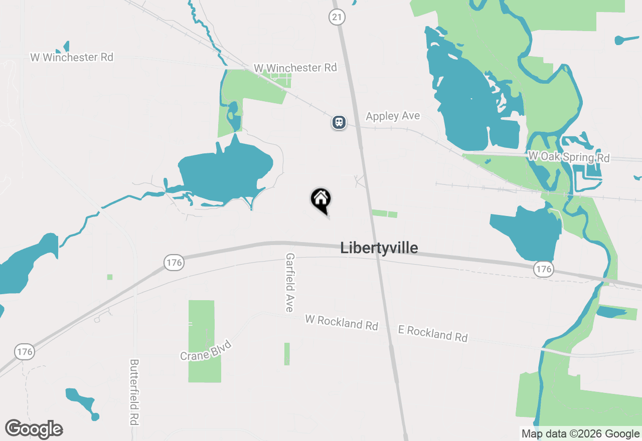 Map of 329 W Maple Avenue #327, Libertyville, IL 60048