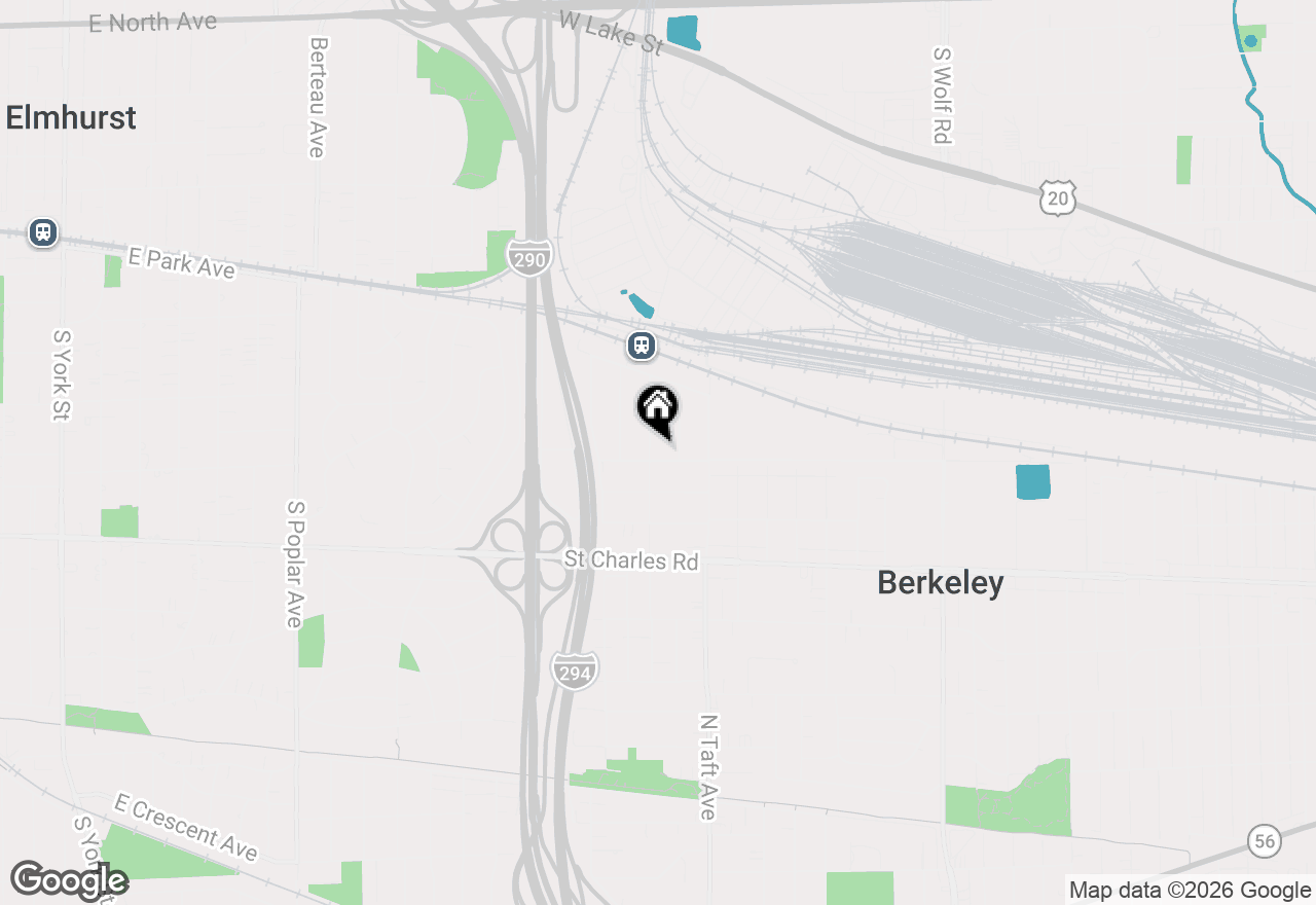 Map of 1143 Arthur Avenue, Berkeley, IL 60163
