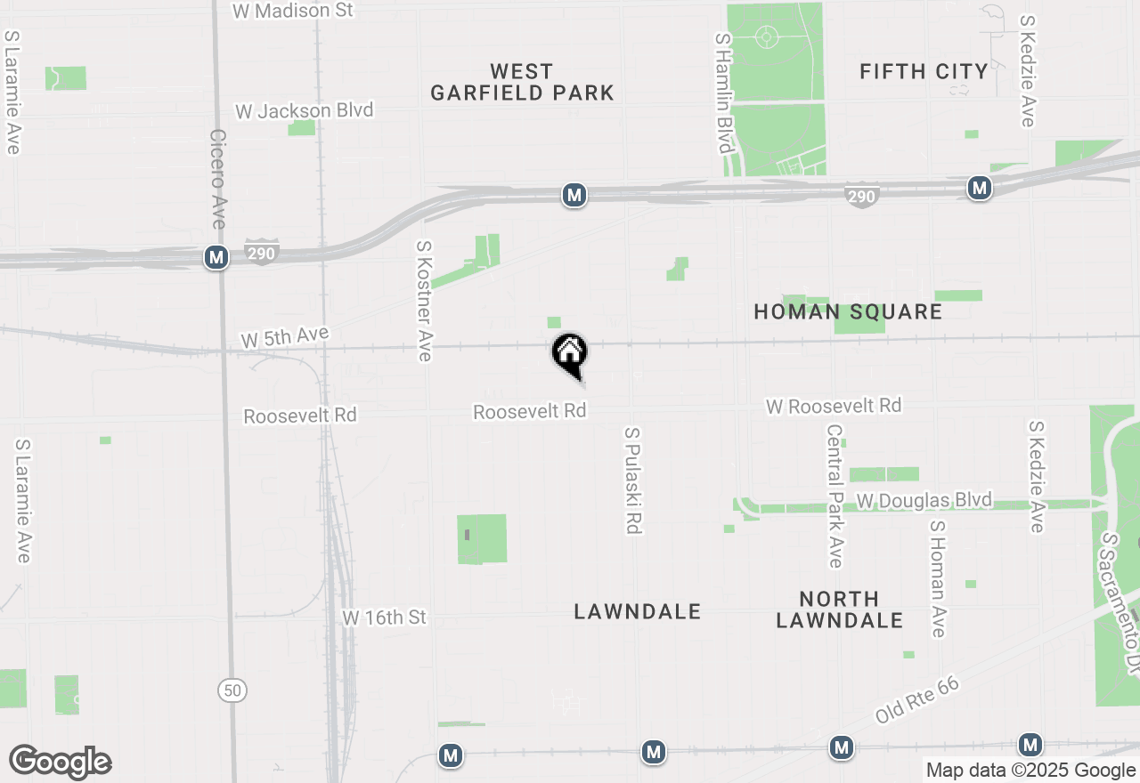 Map of 4109 W Grenshaw Street, Chicago, IL 60624