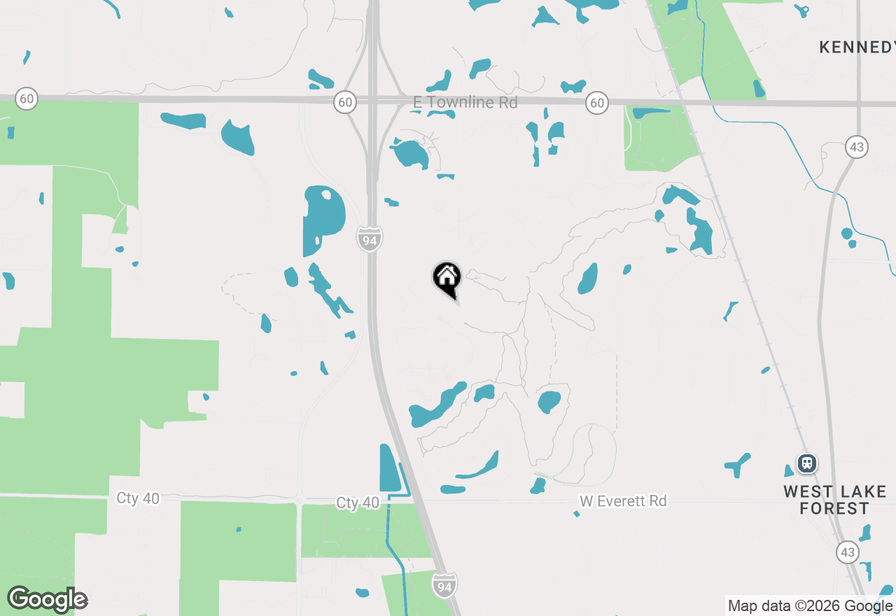 Map of 520 Andover Court, Lake Forest, IL 60045