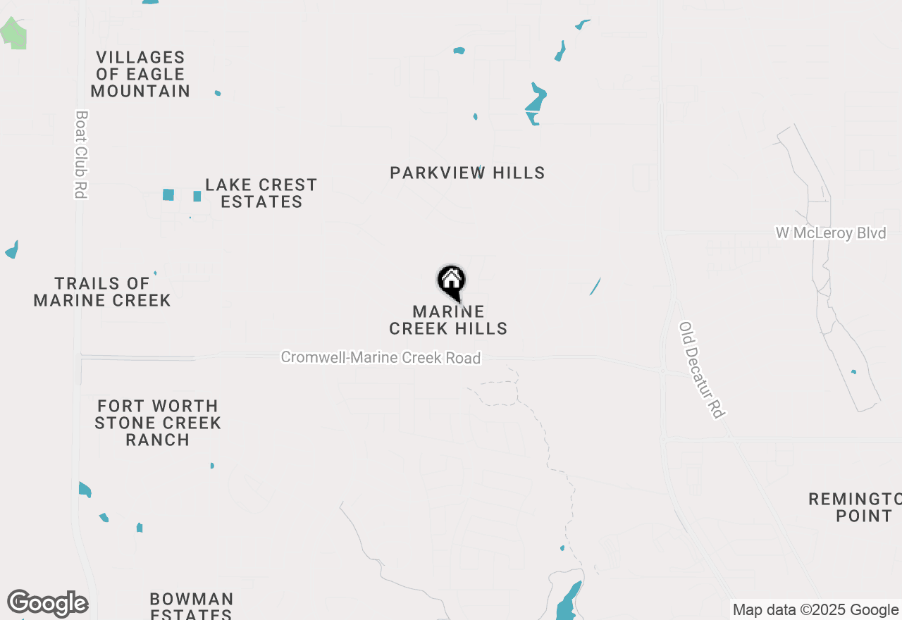 Map of 5413 Stone Meadow Lane, Fort Worth, TX 76179