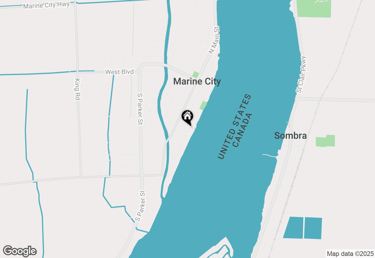 Map of 520 S Water Street, Marine City, MI 48039