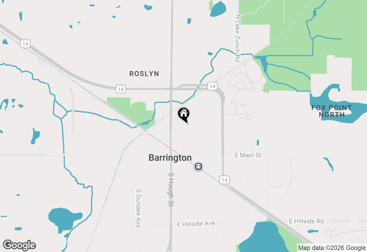 Map of 210 E Liberty Street, Barrington, IL 60010