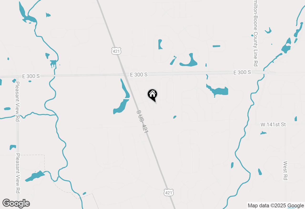 Map of 10971 Belgian Lane, Zionsville, IN 46077